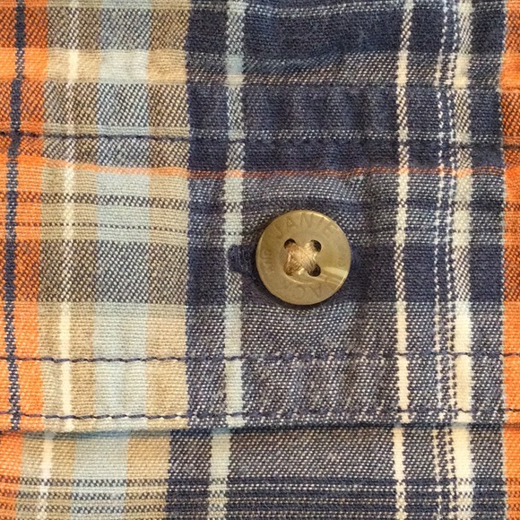 Janie and Jack baby boy button down shirt size 6-12 months. Nice! - Picture 5 of 10